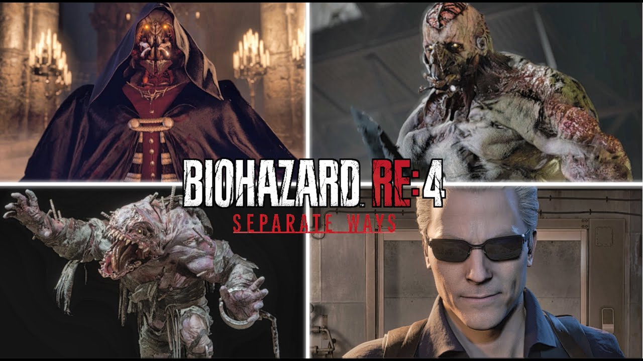 【バイオハザードRE4 エイダ編】全ボス戦集 追加DLC ボス演出シーン【バイオRE4 DLC】【セパレートウェイズ】BIOHAZARD RE:4 Separate Ways