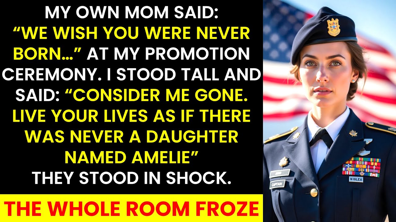 My Mom Said: “We Wish You Were Never Born” At My Promotion Ceremony — So I Did What Nobody Expected