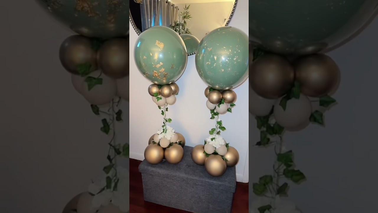 Balloon Centerpieces ✨🎈#communion #celebration #centerpieces #balloons