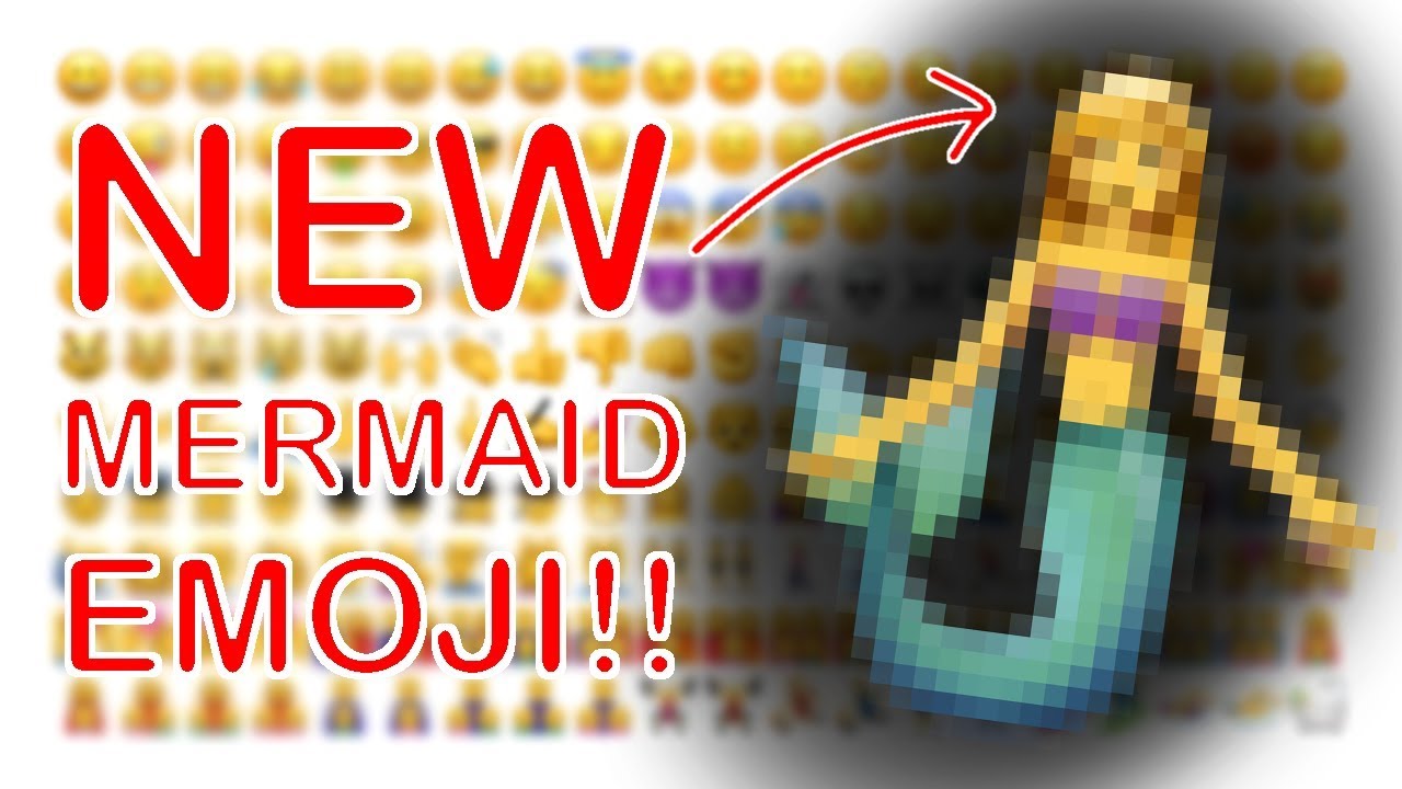 ❓Have you seen the NEW MERMAID EMOJI YET? It's got a  shocking secret...