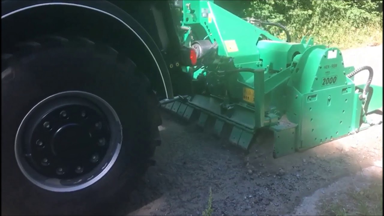 Wegepflege - Unimog U430 mit RBM L2000, WPF 200