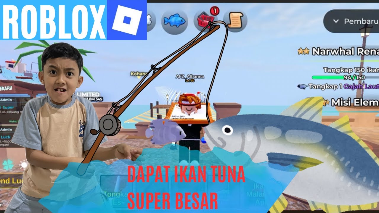MANCING DI FISH IT ROBLOX DAPAT MONSTER IKAN 