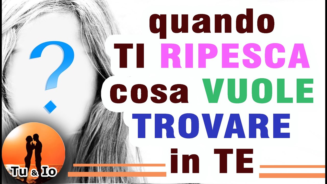 Cosa il NARCISISTA vuole TROVARE in TE quando TI RIPESCA ?