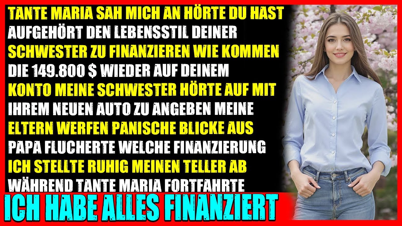 Auf der Weihnachtsparty fragte Tante Maria nach den 149.800 $ Unterhalt  meine Eltern verstummten