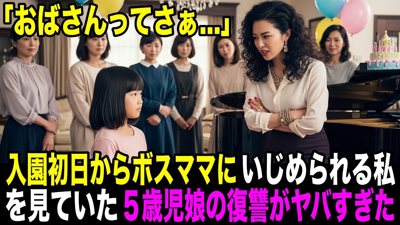入園初日からいじめ続けてくるボスママ。後日、娘が強烈な仕返しをしてしまい→全員凍りつく