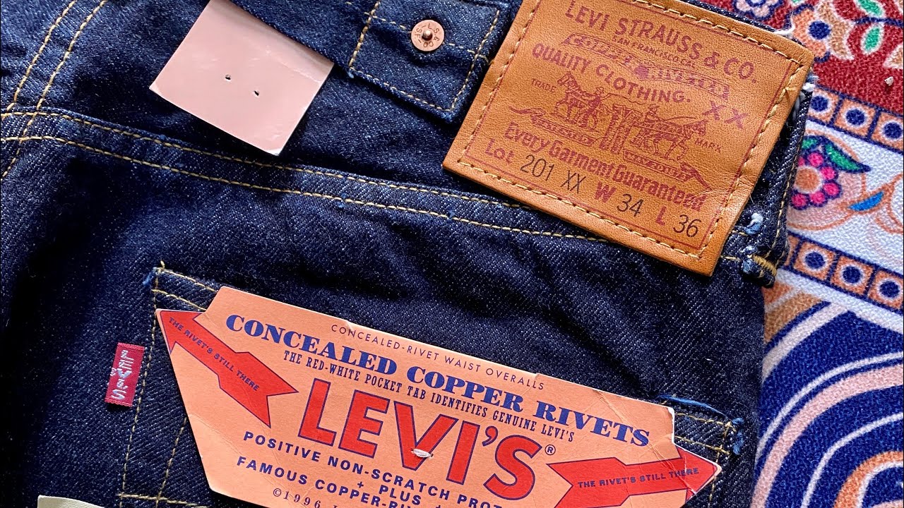 Levi’s 1937 LVC 90’s, 201XX BigE Made In USA,Valencia Factory, Deadstock!! Preshrunk Model(201-0004)