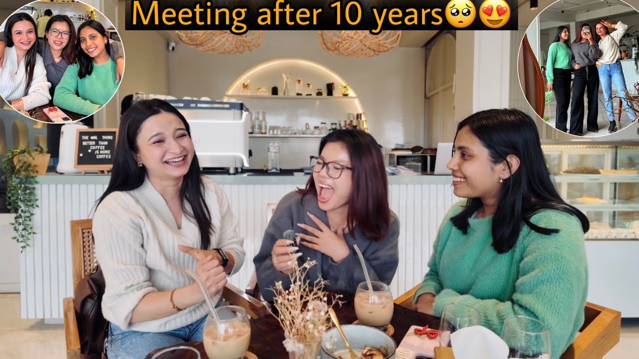 MEETING SCHOOLFRIENDS, MADE US HAPPY & EMOTIONAL ❤️FULL OF NOSTALGIA ,SCHOOL+FRIENDS❤️