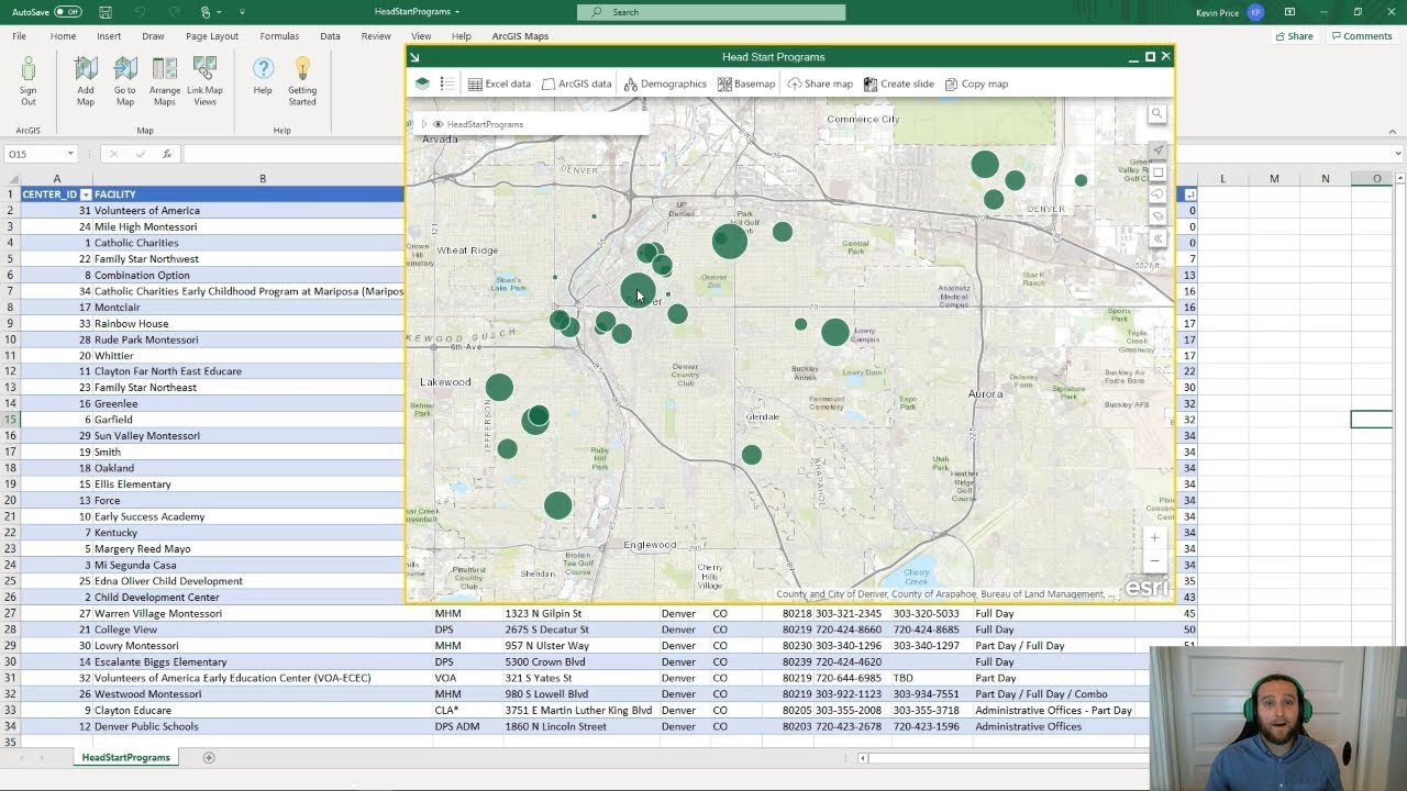 Leverage the Power of ArcGIS in Microsoft Excel