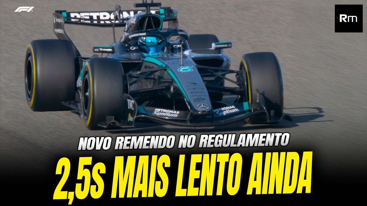 🚨 NOVO REMENDO NA F1 2026 PODE DEIXAR OS CARROS 2,5 SEGUNDOS MAIS LENTOS #f1