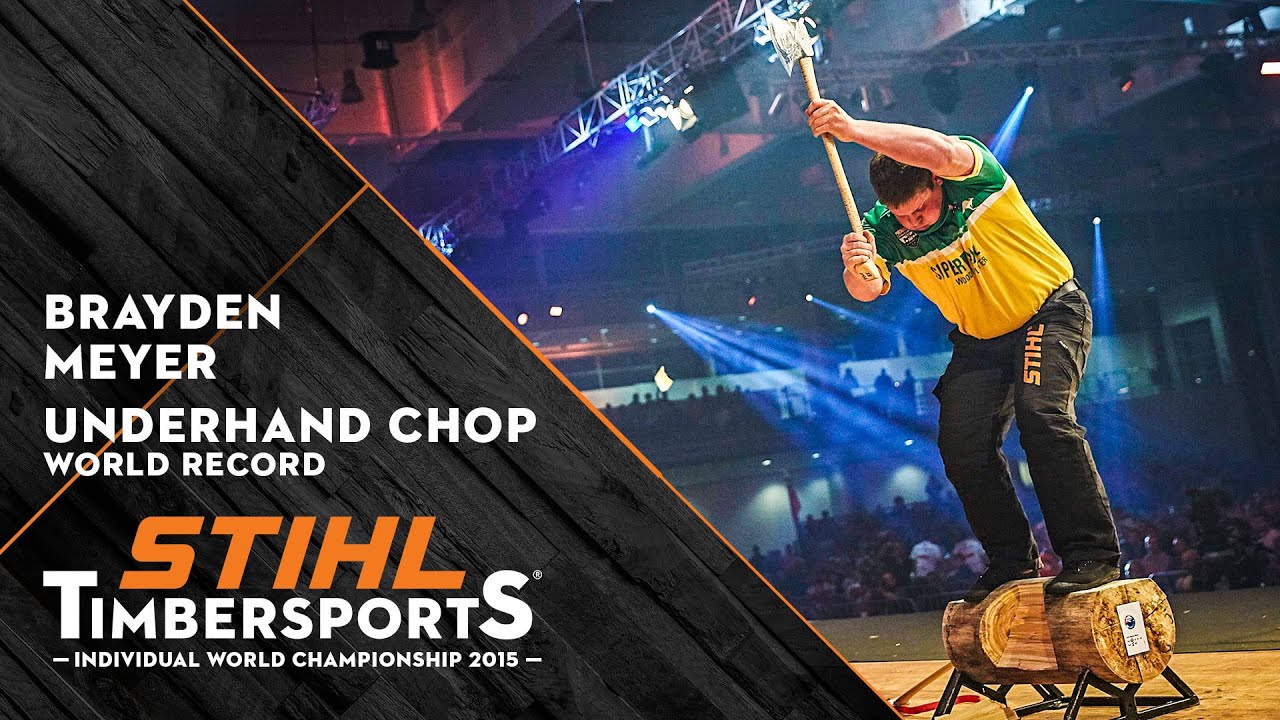 Underhand Chop World Record // STIHL TIMBERSPORTS&reg;