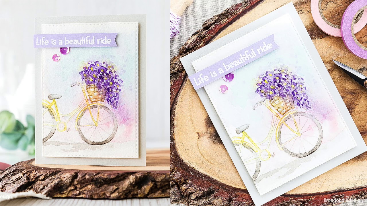 Doodling with Debby: Watercolored Die Cuts