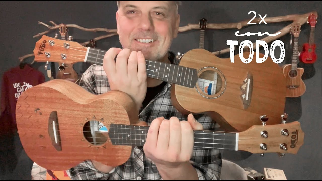 Todo Mountain Fuji ukulele & Todo The Nile concert ukulele