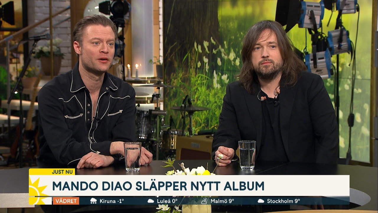 Mando Diao släpper nytt album: ”Musik är viktigt när det är skit” | Nyhetsmorgon | TV4 & TV4 Play