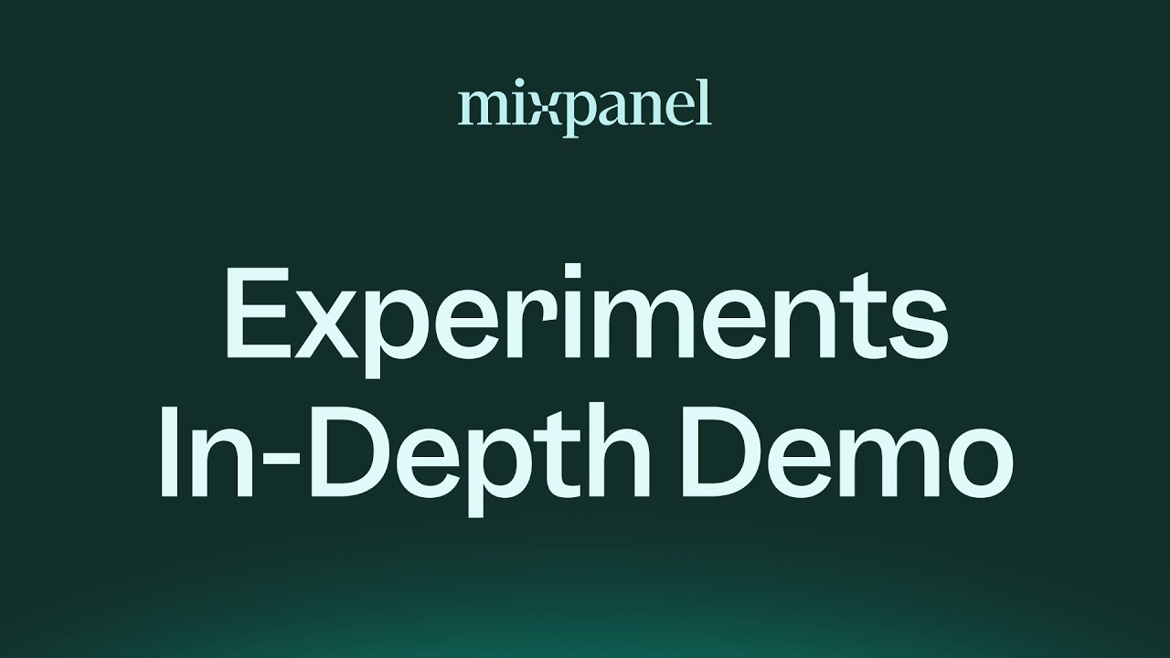 Как эксперименты Mixpanel максимизируют влияние и минимизируют риск | Демонстрация Mixpanel
