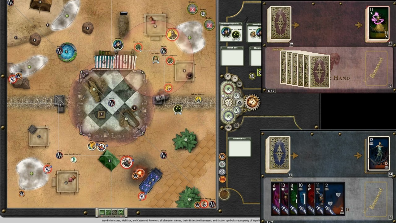 Malifaux - MWS Jan Event Round 1 - Draysen (Linh2) vs Marc (Schill1)