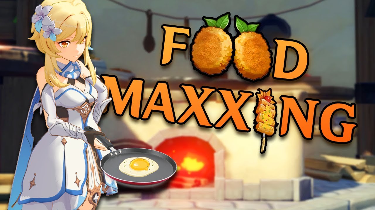 Trying to max every recipe in genshin | Foodmaxxing #1