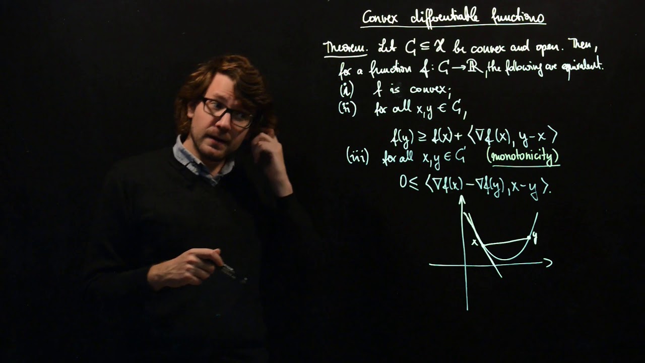 Differentiable convex functions I