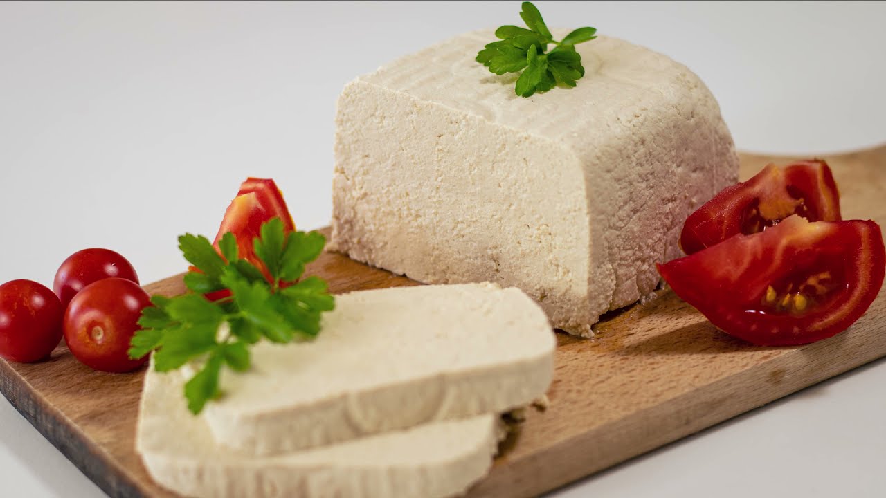 Branza Vegana de Soia Simpla si Rapid de Facut (2 Ingrediente)