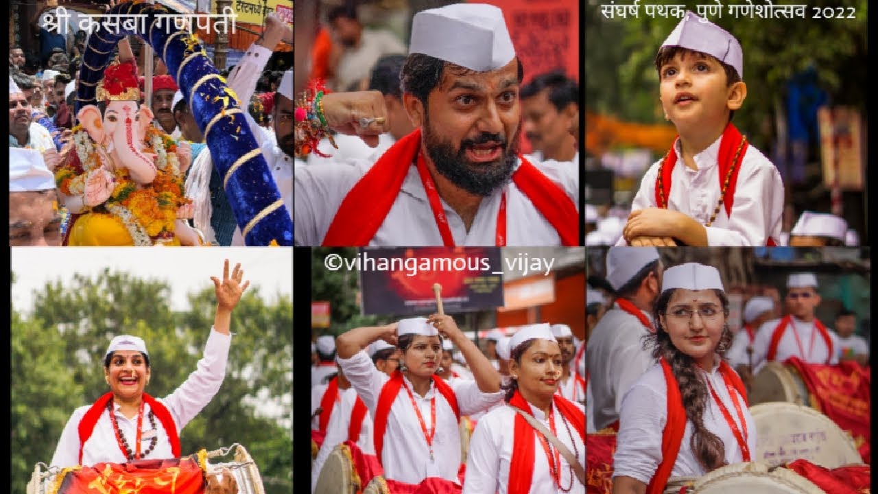 संघर्ष गाथा 2022 | पुणे गणेशोत्सव | श्री कसबा गणपती Ft. @sangharshpathak2330 #puneganpati #pune
