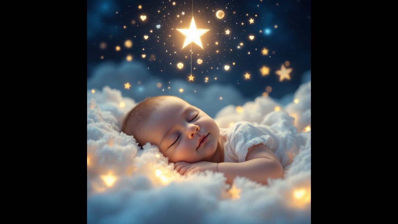 Relaxing Sleep Lullaby for Kids | Gentle Calming Music to Help Kids Sleep Fast & All Night