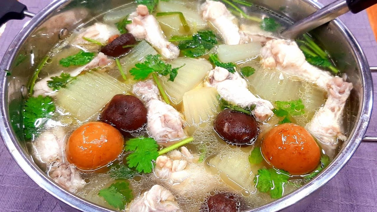 #ไก่ต้มฟักมะนาวดอง น้ำซุปใสๆ หอมๆ รสชาติอร่อยกลมกล่อม เมนูโปรดของคนทั้งบ้าน