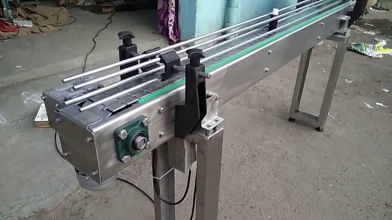 Orange Conveyor Systems - PET Bottle Chain Conveyor