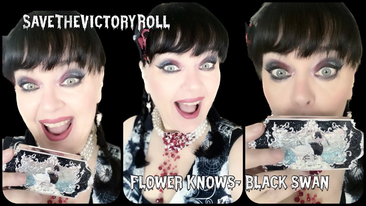 Flower Knows   Black Swan Palette from the Swan Ballet Collection!
