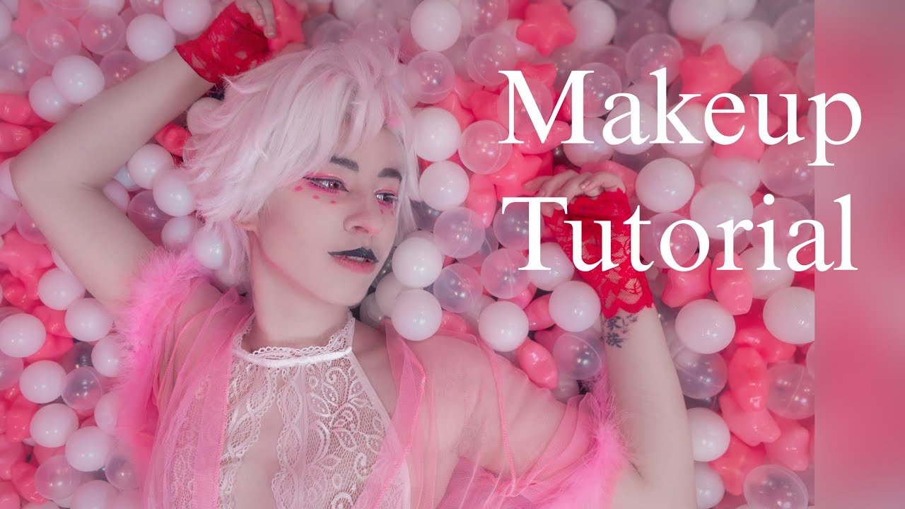 [Hazbin Hotel] New Angel Dust Cosplay Makeup Tutorial (by Luxxinferni)