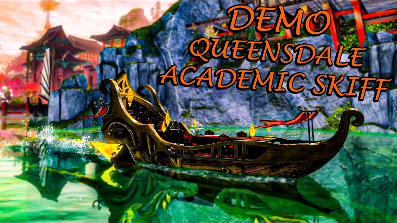 Guild Wars 2 - Queensdale Academic Skiff Skin Demo!