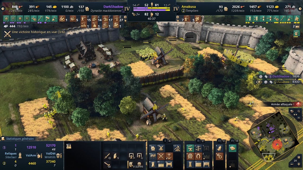 AOE IV - Knight Templars VS Macedonian Dynasty