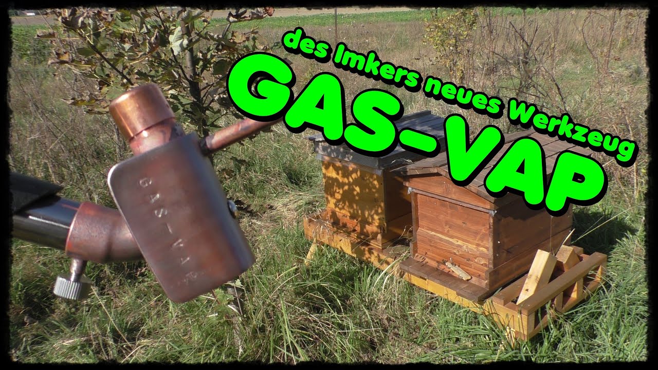🐝 Des Imkers neues Werkzeug 🔧 GAS-VAP Oxalsäureverdampfer