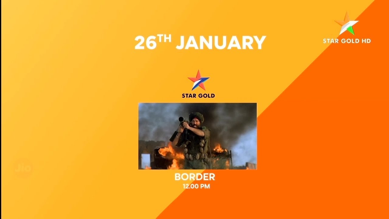 Republic Day Special Border today 12:00Pm and War 2 Tonight 7:30Pm On Star Gold 