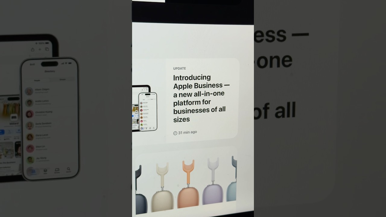 Apple Business &mdash; это потрясающая новая бесплатная программа для любого бизнеса!