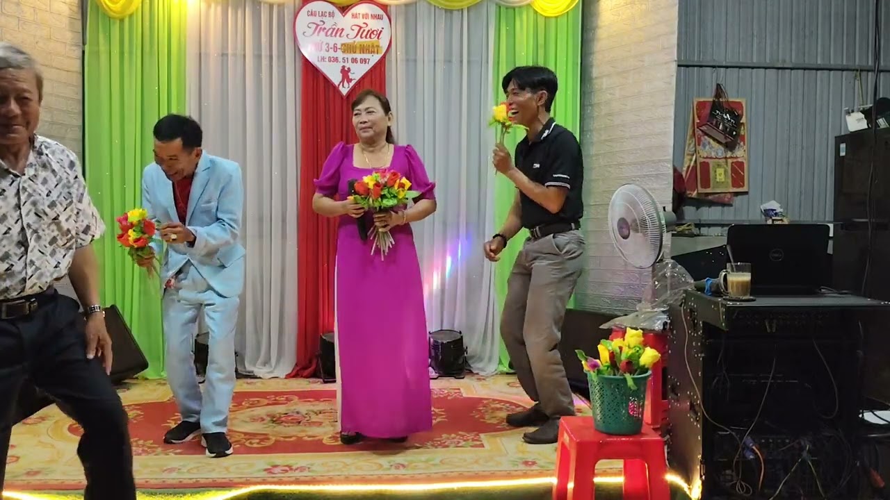 Chị lăm giao lưu CLB trần tươi ca khúc ngượi ca quê Hương 
