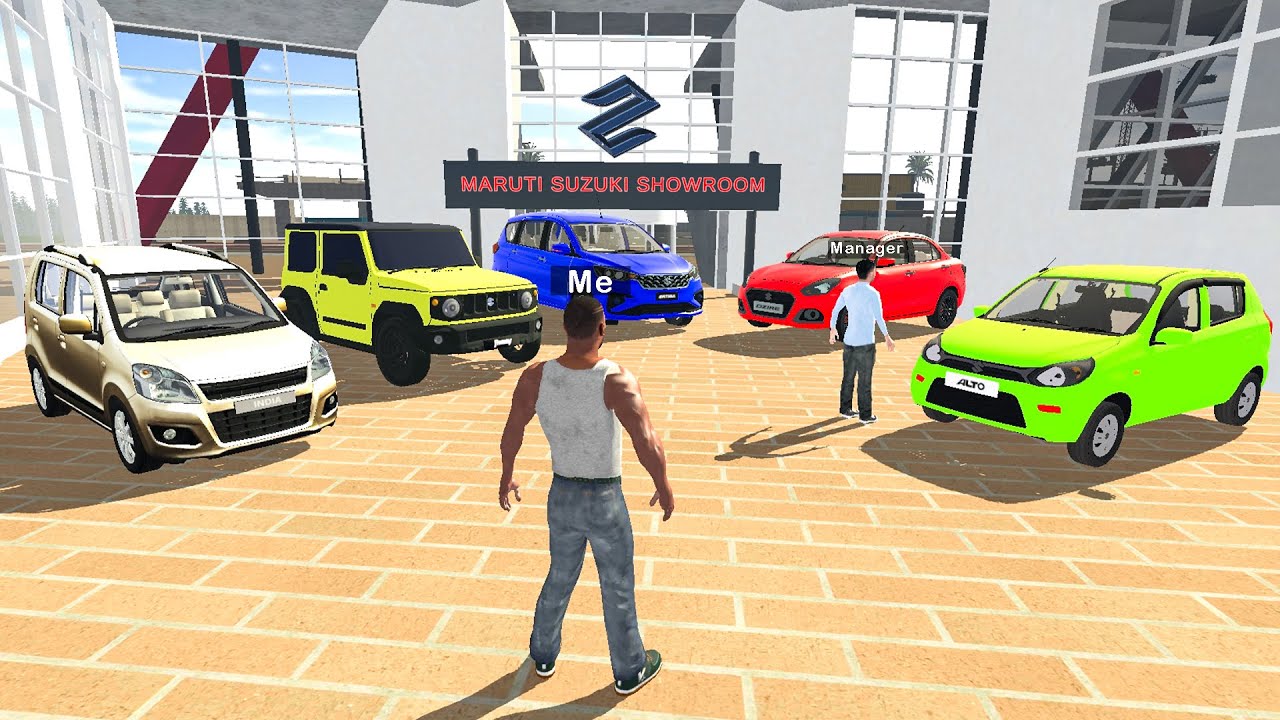 Stealing Every MARUTI SUZUKI Cars From SHOWROOM INDIAN BIKES DRIVING 3D