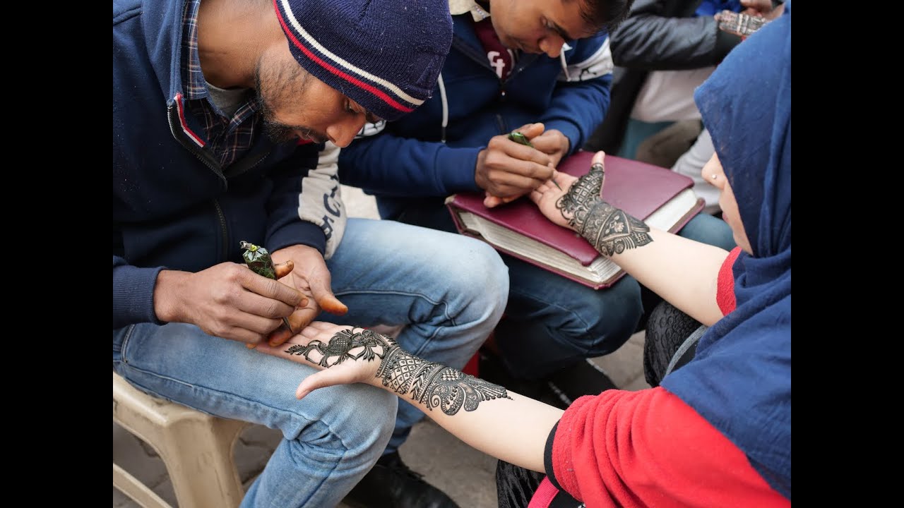 The streets of Dehli • BTS filming for 