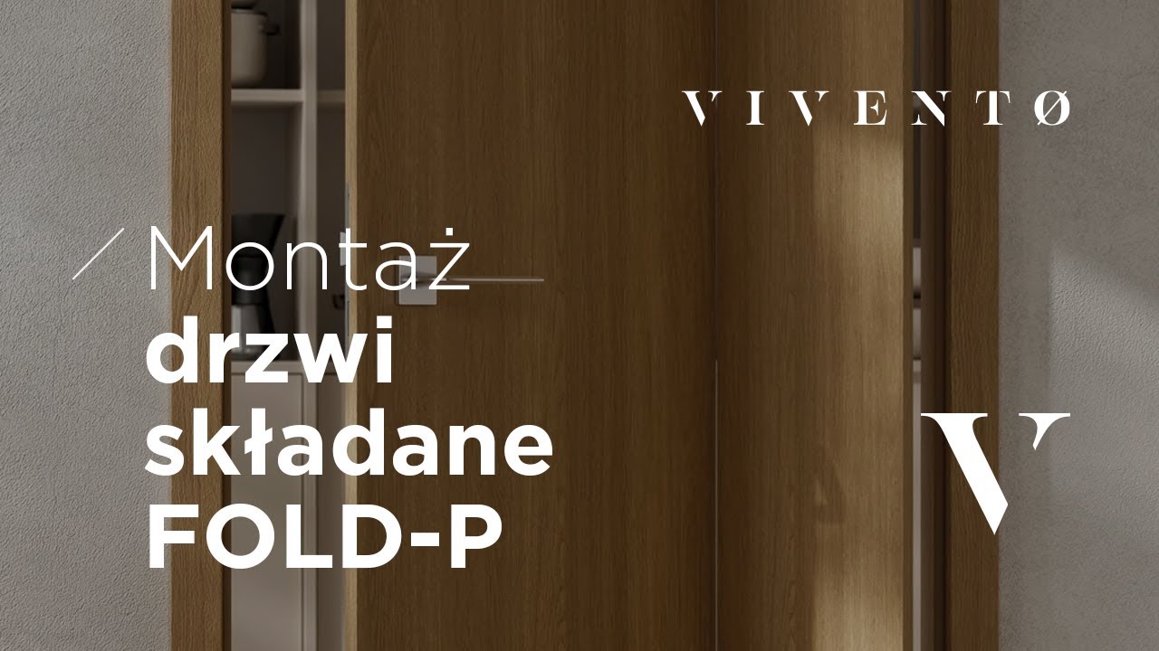 Montaż drzwi składane FOLD-P