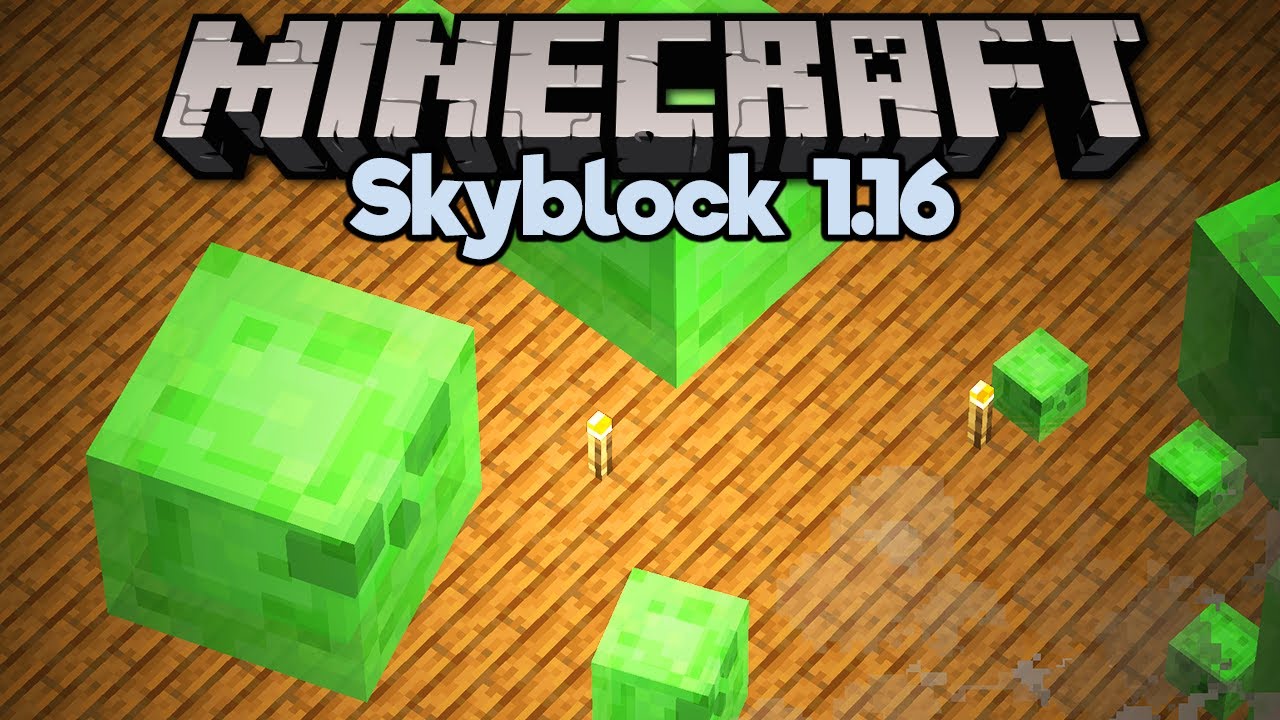 Super Simple Skyblock Slime Farm! ▫ Minecraft 1.16 Skyblock (Tutorial Let's Play) [Part 13]