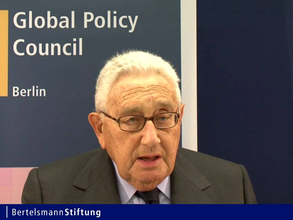 Henry A. Kissinger on Prospects for Global Governance