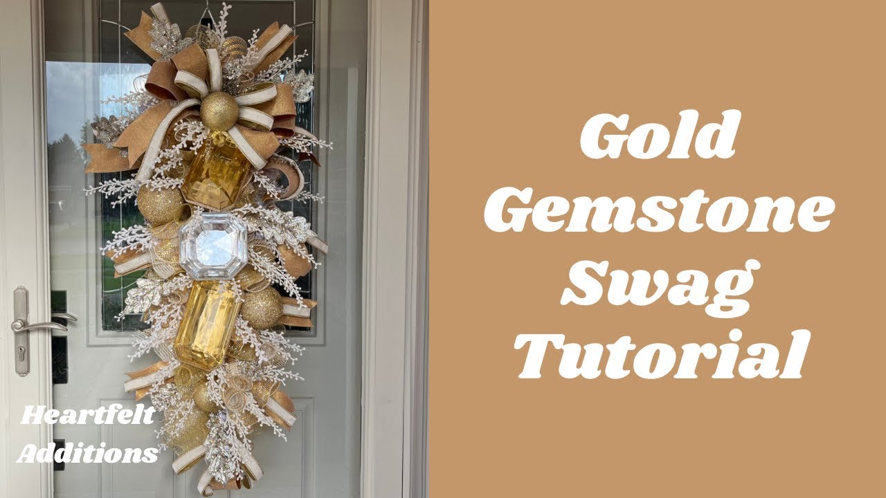 Gold Gemstone Swag Tutorial