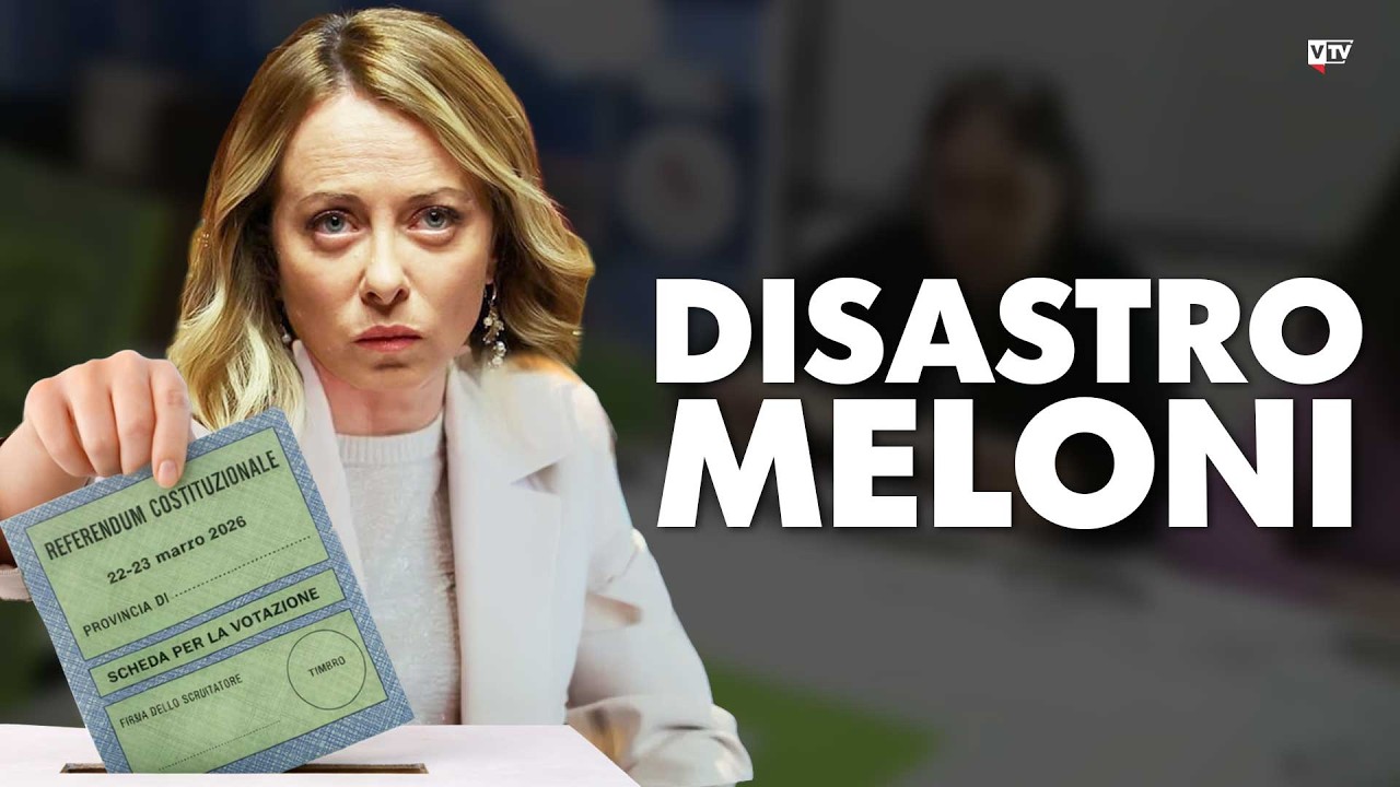 Disastro Meloni. Il 