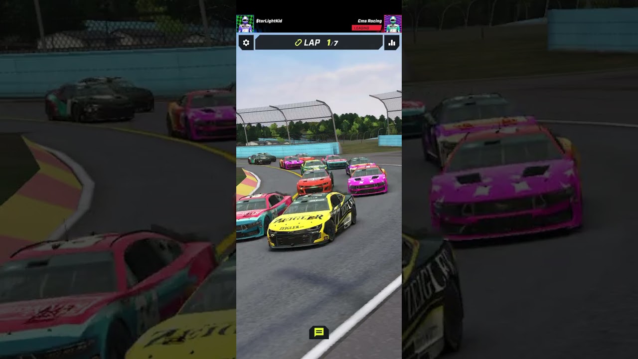 Racing in the Qualifying Round of the Rainbow Seasonal Event on F1 Clash