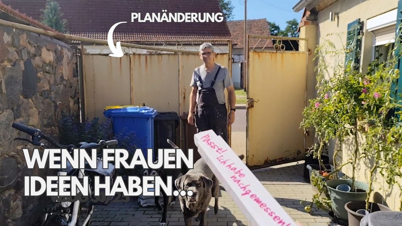 Neue Pl&auml;ne f&uuml;r das neue HOFTOR | Schuppen aufr&auml;umen | Bauvlog 35/25