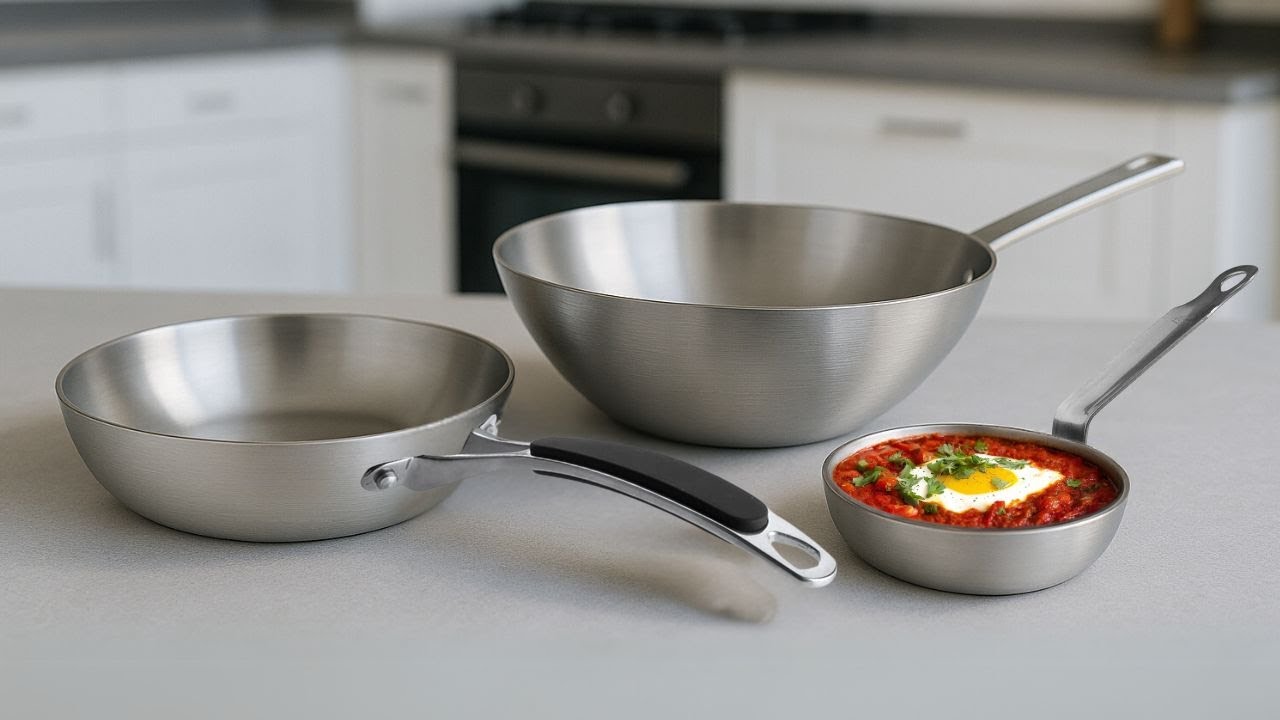 Cómo utilizar las sartenes de acero inoxidable: curación, método en caliente o en frío y limpieza