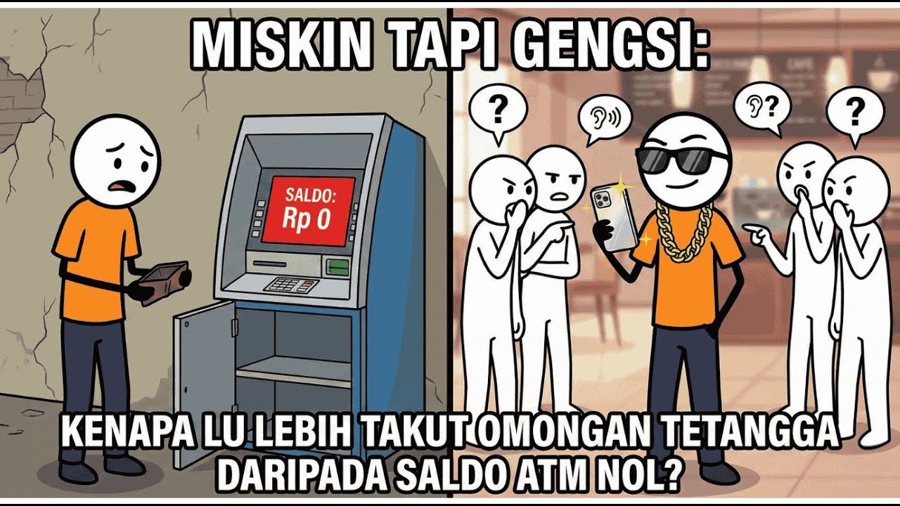 MISKIN TAPI GENGSI: Kenapa Lu Lebih Takut Omongan Tetangga Daripada Saldo ATM Nol?