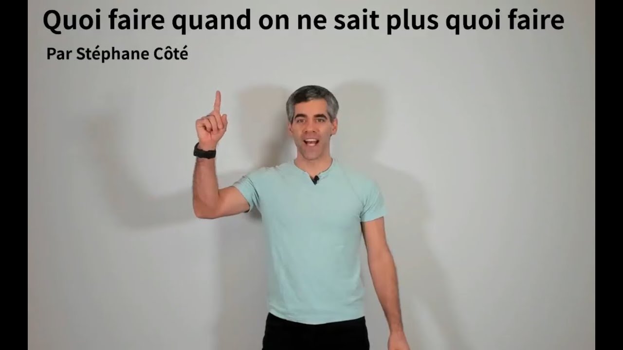 Quoi faire (en gestion de classe) quand on ne sait plus quoi faire!