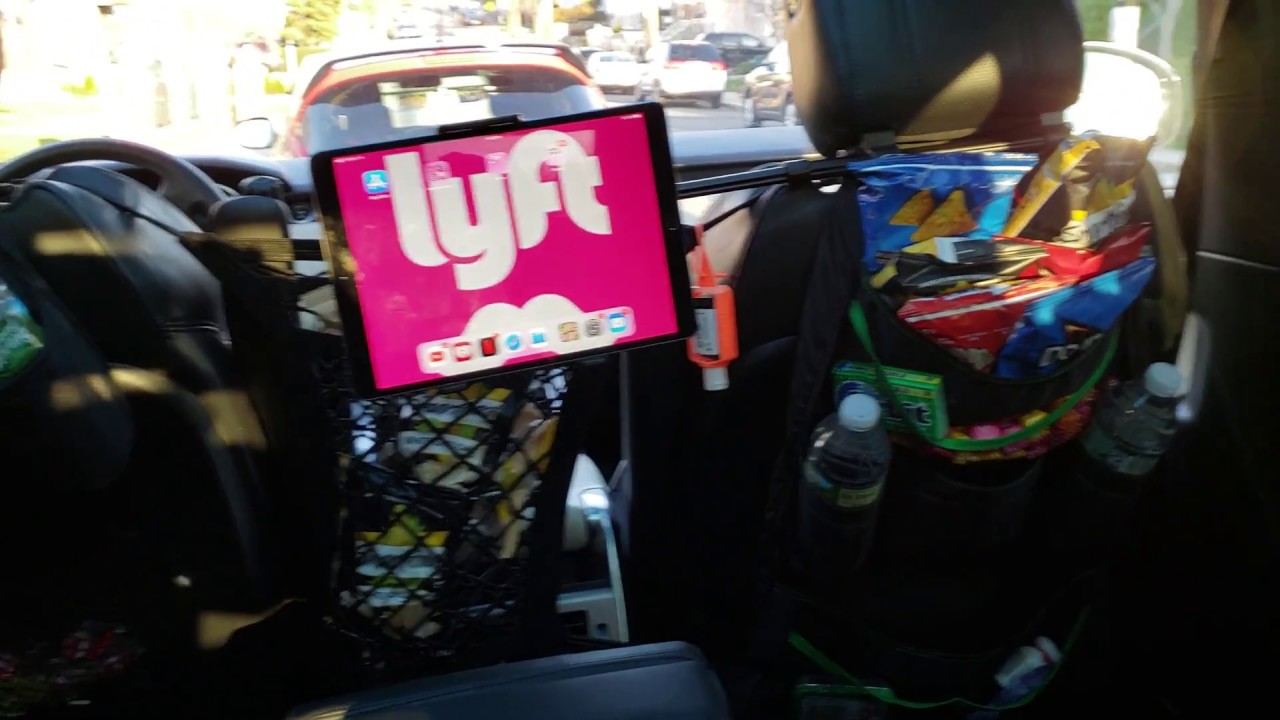 Lyft/Uber: Earn Big Tips and 5 star ratings using an iPad & snacks.