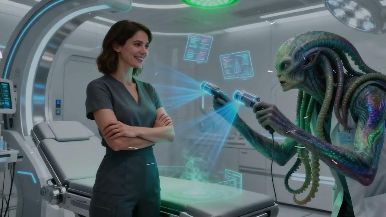 DER ALIEN-BIOLOGE FRAGTE: WO IST DER JÄGER — SIE LÄCHELTE UND FLÜSTERTE