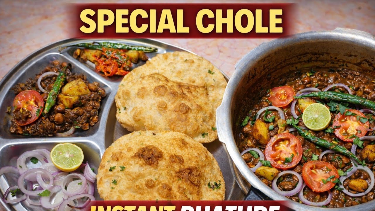 Ye Chole Bhature Kabhi Fail Nahi Hote 😍 | Dhaba Style Secret