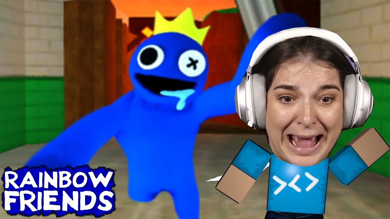 EH POR ISSO  que EU nÃO JoGo ROBLOX!!!!!! Rainbow friends